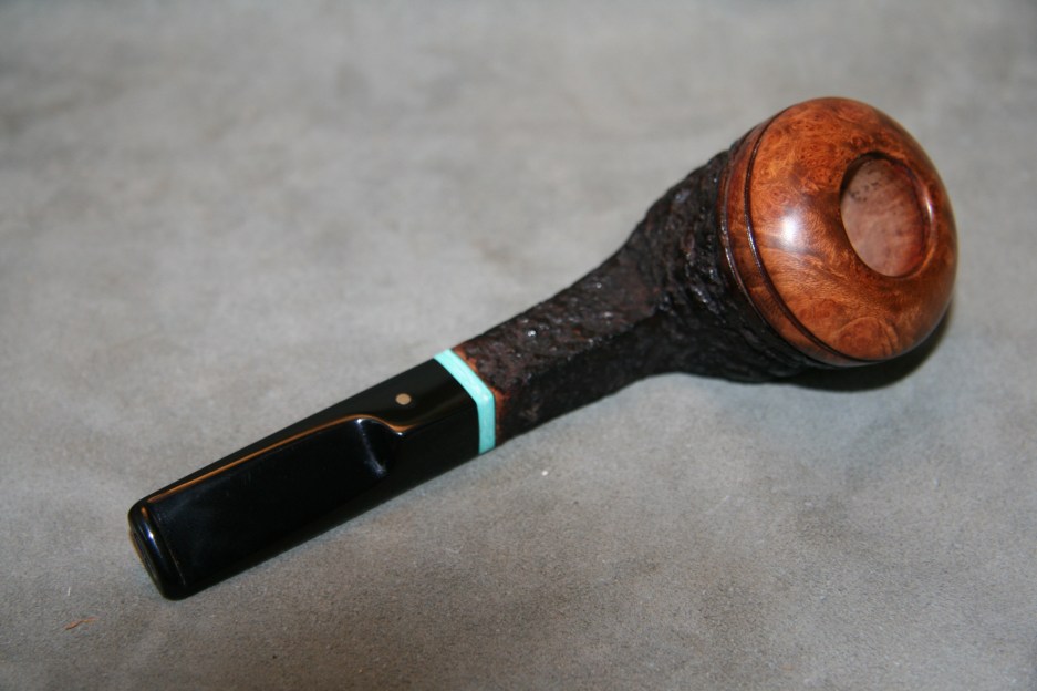 Rasted handcut pipes RH1014, pibe forfra